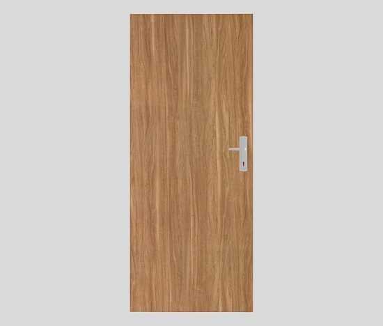 Bezpečnostné RC2 dvere Naturel Technické pravé 80 cm orech karamelový B2OK80P
