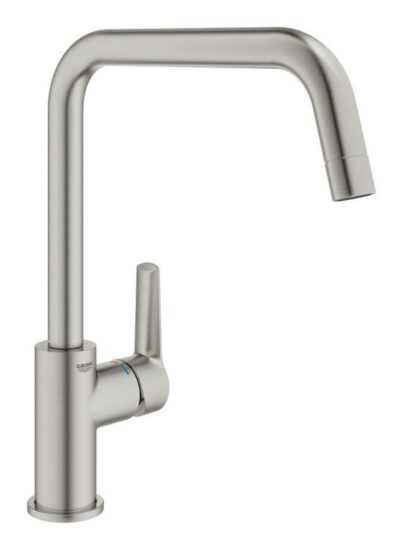 Drezová batéria Grohe Start s otočným ramienkom supersteel 30470DC0