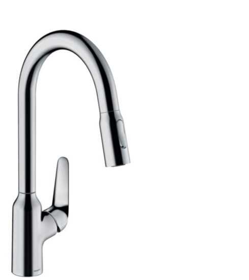 Drezová batéria Hansgrohe Focus s vyťahovacou spŕškou