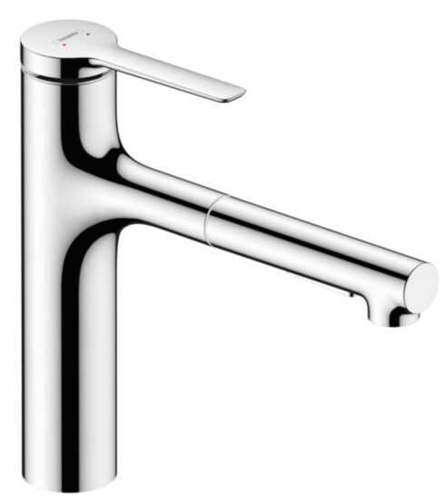 Drezová batéria Hansgrohe Zesis s vyťahovacou spŕškou