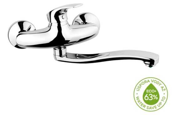 Drezová batéria Novaservis Metalia ECO+ s otočným ramienkom chróm 57070