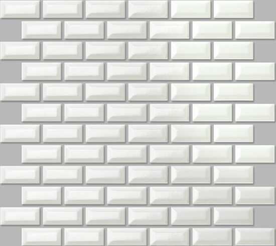 Keramická mozaika Premium Mosaic biela 30x30 cm lesk MOS2348WH
