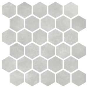 Mozaika Cir Materia Prima grey vetiver hexagon 27x27 cm lesk 1069911