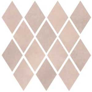 Mozaika Cir Materia Prima pink velvet rombo 25x25 cm lesk 1069903
