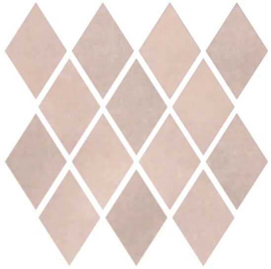Mozaika Cir Materia Prima pink velvet rombo 25x25 cm lesk 1069903