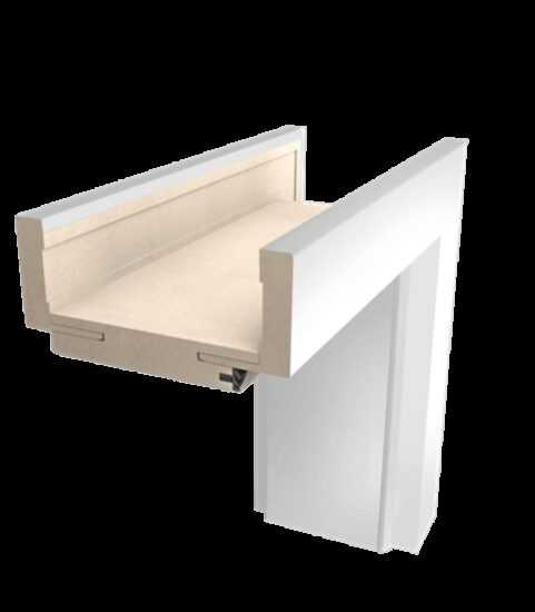 Obložková zárubňa Naturel 60 cm pre hrúbku steny 12-14 cm ľavá O3BM60L