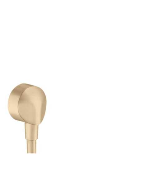 Podomietkový vývod Hansgrohe Fixfit na stenu kartáčovaný bronz 27454140
