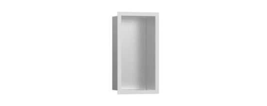 Polička Hansgrohe XtraStoris Individual s rámem vo farbe matná biela 56094700