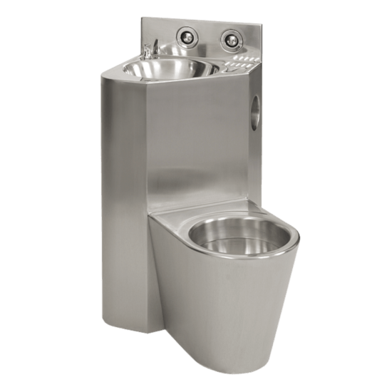 Sanela WC s umývadlom do rohu SLWN 08ZP