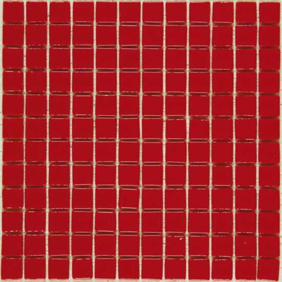 Sklenená mozaika Mosavit Monocolores rojo 30x30 cm lesk MC902