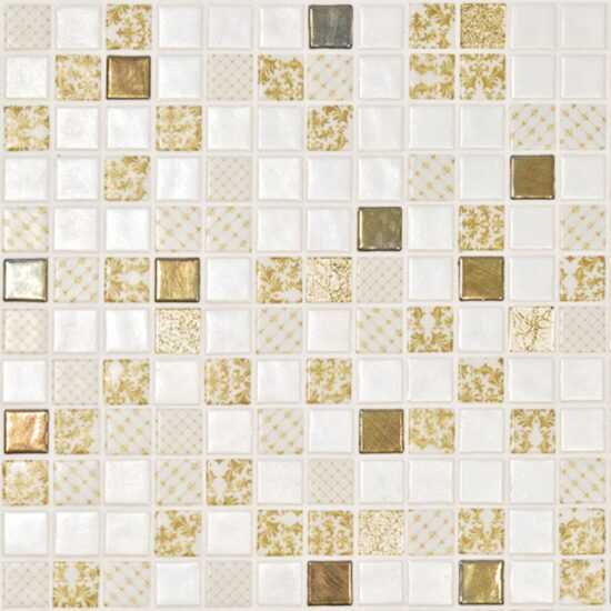 Sklenená mozaika Mosavit Palace oro 30x30 cm lesk PALACEORO