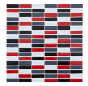 Sklenená mozaika Premium Mosaic vícebarevná 30x30 cm lesk MOS4815MIX3