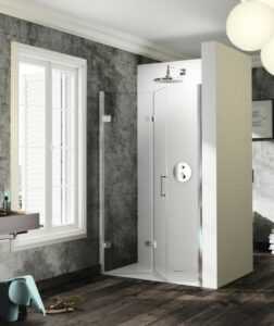 Sprchové dvere 120x200 cm levá Huppe Solva pure chróm lesklý ST4306.092.322