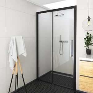 Sprchové dvere 130x205 cm levá Roth Exclusive Line čierna matná 564-130000L-05-02
