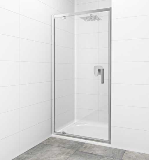 Sprchové dvere 80x195 cm SAT TEX chróm lesklý SIKOTEXP80CRT