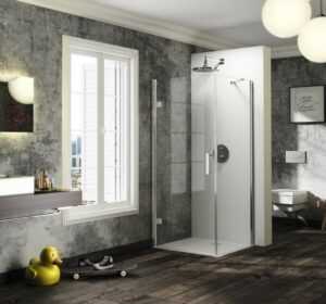 Sprchové dvere 90x200 cm pravá Huppe Solva pure chróm lesklý ST2603.092.322