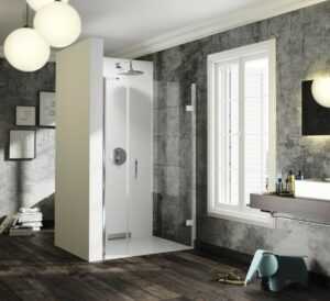 Sprchové dvere 90x200 cm pravá Huppe Solva pure chróm lesklý ST3002.092.322