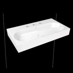 Umývadlo Kaldewei Centro 3062 90x50 cm alpská biela bez prepadu 903506033001