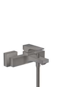 Vaňová batéria Hansgrohe Metropol bez sprchového setu 150 mm kartáčovaný černý chrom 32540340