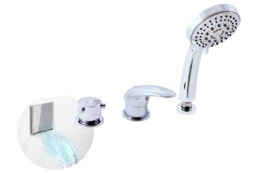 Vaňová batéria RAV Slezák so sprchovacím setom chróm D463.5P