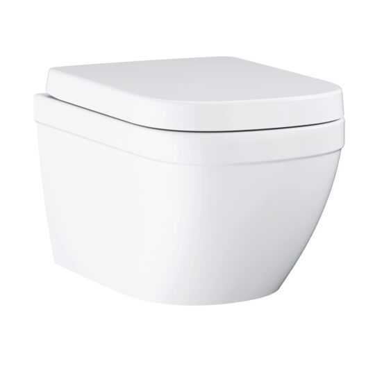 Wc závesné Grohe Euro Ceramic alpská biela zadný odpad 39554000