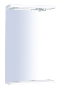Zrkadlo s osvetlením Keramia Pro 50x80 cm biela PROZRCK50IP