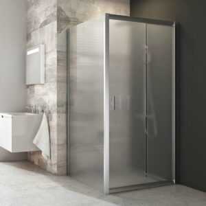 Bočná zástena k sprchovacím dverám 90x190 cm Ravak Blix chróm matný 9BH70U00ZG
