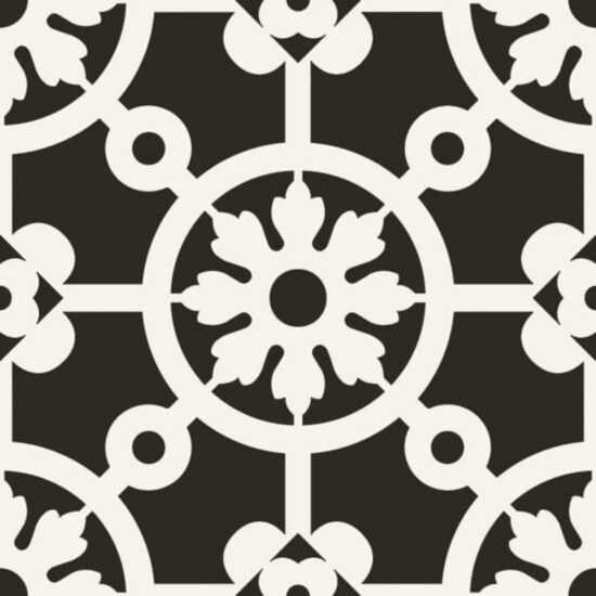 Dlažba Del Conca Paris nero Bercy 20x20 cm mat 20PR00YNA