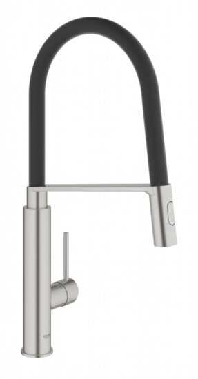 Drezová batéria Grohe Concetto New s vyťahovacou sprškou supersteel 31491DC0