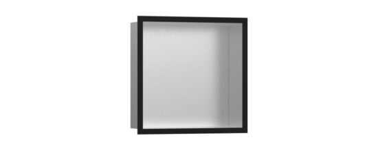 Polička Hansgrohe XtraStoris Individual s rámem vo farbe matná čierna 56097670