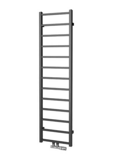 Radiátor kombinovaný Isan Fresh 114x40 cm stredové pripojenie čierny zamat DFRE11400400SM51