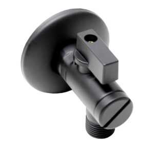 Rohový ventil s filtrom 1/2x3/8 čierna ET906BL