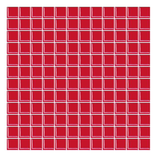 Sklenená mozaika Premium Mosaic červená 30x30 cm lesk MOS25RE