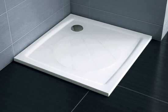 Sprchová vanička štvorcová Ravak Perseus 90x90 cm liaty mramor XA037701010