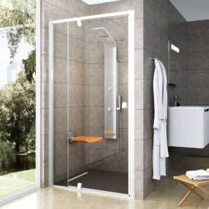 Sprchové dvere 100x190 cm Ravak Pivot biela 03GA0101Z1
