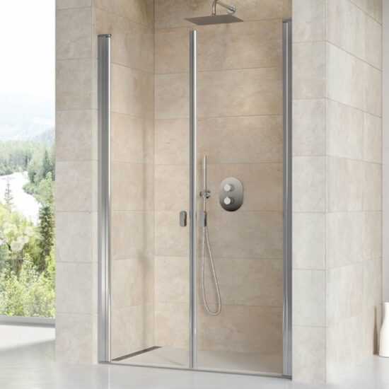 Sprchové dvere 90x195 cm Ravak Chrome chróm lesklý 0QV7CC0LZ1