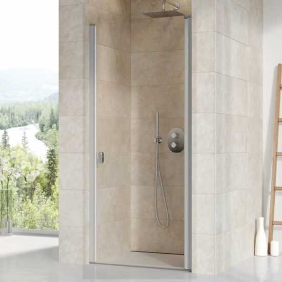 Sprchové dvere 90x195 cm Ravak Chrome chróm matný 0QV70U00Z1