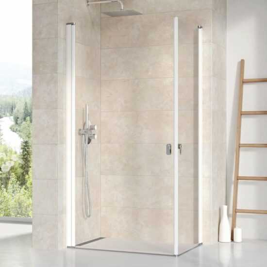 Sprchový kút 90x195 cm Ravak Chrome biela 1QV70101Z1
