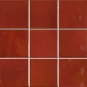 Obklad Vitra Retromix lava red 10x10 cm lesk K9484258