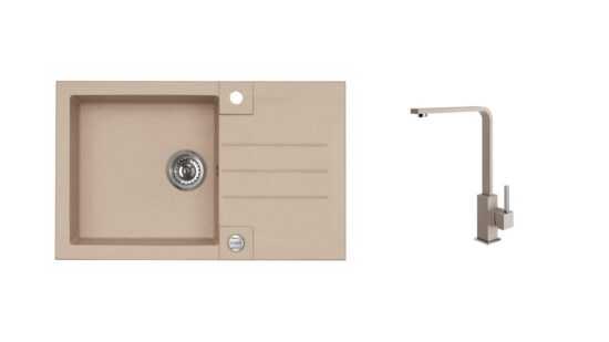 Set drezu a batérie Alveus Rock 130 + Afra / 55 beige SETA20136