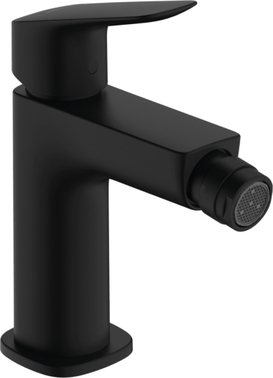 Bidetová batéria Hansgrohe Logis s výpusťou matná čierna 71201670