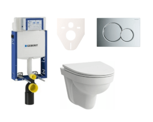 Cenovo zvýhodnený závesný WC set Geberit na zamurovanie + WC Laufen Laufen Pro Nordic SIKOGE2H2