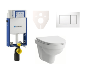 Cenovo zvýhodnený závesný WC set Geberit na zamurovanie + WC Laufen Laufen Pro Nordic SIKOGE2H5