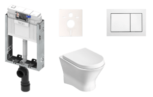 Cenovo zvýhodnený závesný WC set TECE na zamurovanie + WC Roca Nexo KMPLNEXOT