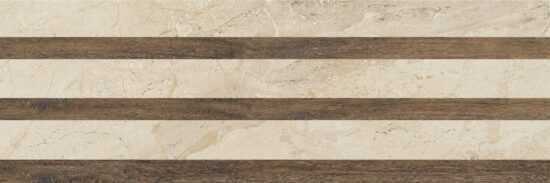 Dekor Fineza Adore beige stripes 25x75 cm mat DADORE275ST