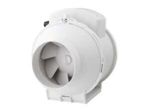 Diagonálny ventilátor potrubný HACO DVP HIDE 100 S biela AVDVPHIDE100S