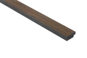 Obkladová lamela ľavé ukončenie Fineza Slat Medium Dark oak 270x3