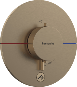 Sprchová batéria Hansgrohe ShowerSelect Comfort S bez podomietkového telesa kartáčovaný bronz 15562140