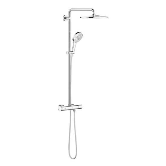 Sprchový systém Grohe RAINSHOWER SmartActive na stenu s termostatickou batériou chróm 26647000