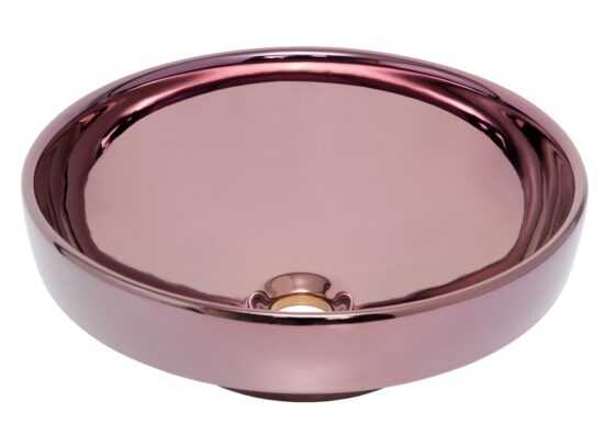 Umývadlo na dosku Vitra Water Jewels 40x40 cm meď bez otvoru pre batériu 4334-073-0016